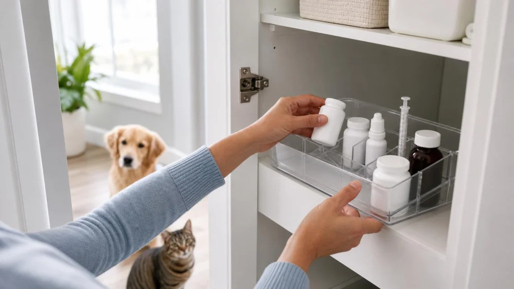 How to Store Pet Medications Safely at Home
