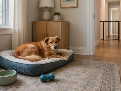 Set Up a Pet-Safe Retreat Before House Guests Arrive