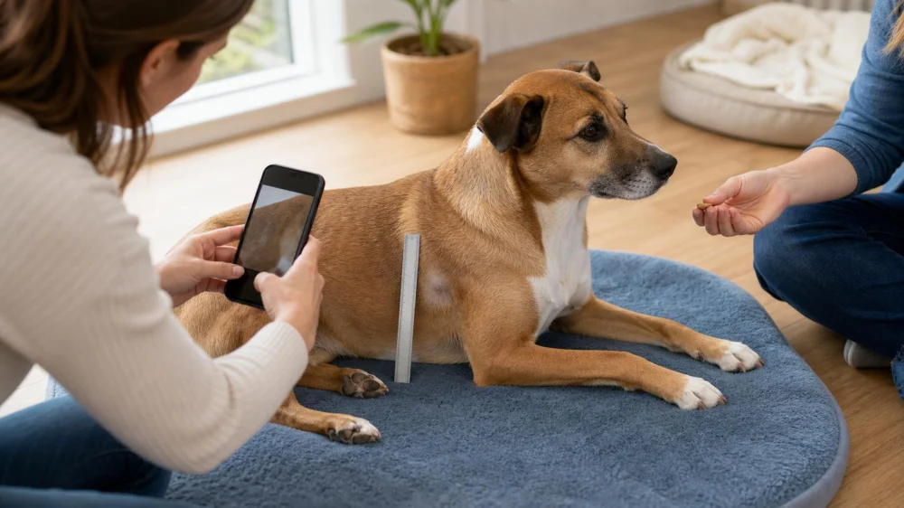 How to Photograph a Dog's Skin Change for the Veterinarian