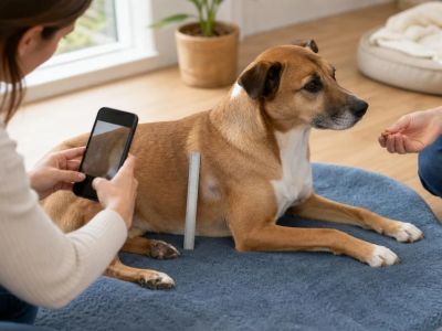 How to Photograph a Dog's Skin Change for the Veterinarian