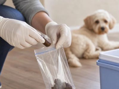 Pet Stool Sample: Collect, Label, Chill, and Call
