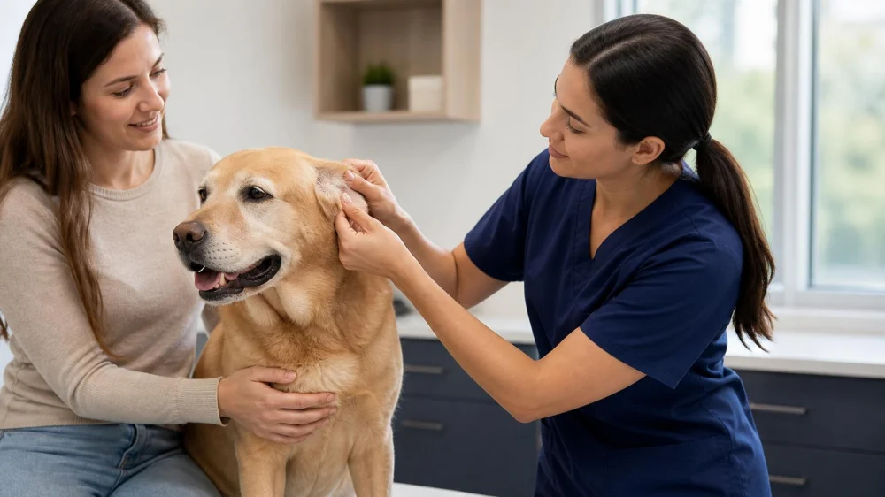 Pet Ear Scratching: Protect, Record, and Call the Vet