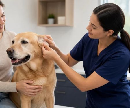 Pet Ear Scratching: Protect, Record, and Call the Vet