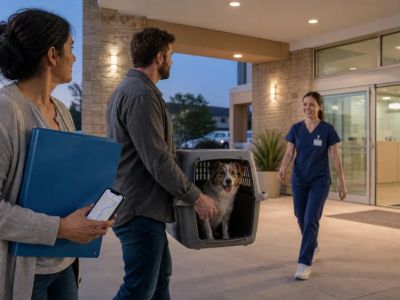 Pet Emergency Clinic Route Plan: Call, Transport, and Arrive