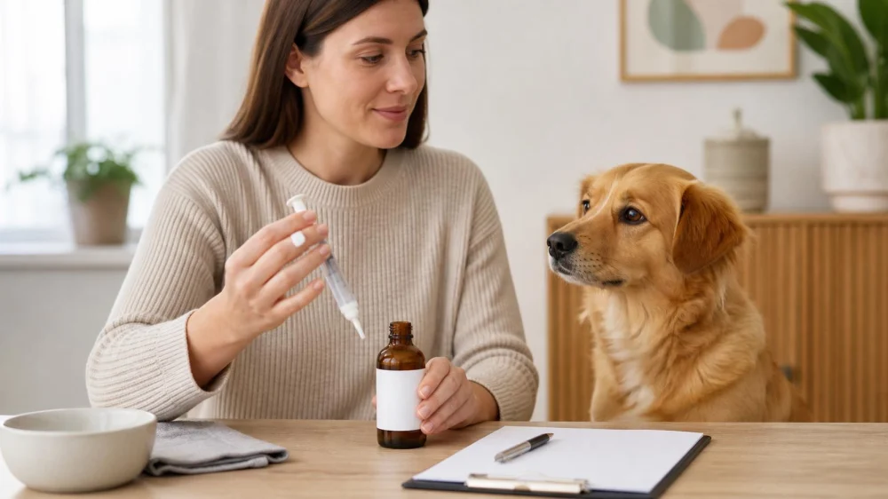 Pet Liquid Medication: Measure, Label, Syringe, and Log