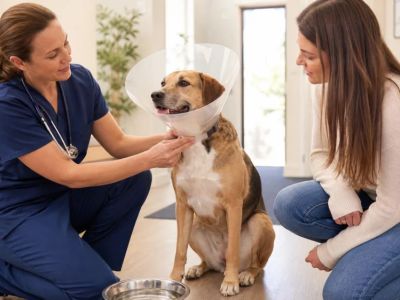 Pet Recovery Cone Fit: Reach, Food, and Safe Movement