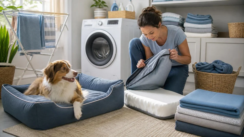 Pet Bedding Care: Wash, Dry, Inspect, and Replace