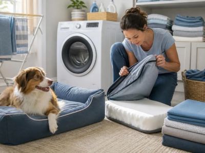 Pet Bedding Care: Wash, Dry, Inspect, and Replace