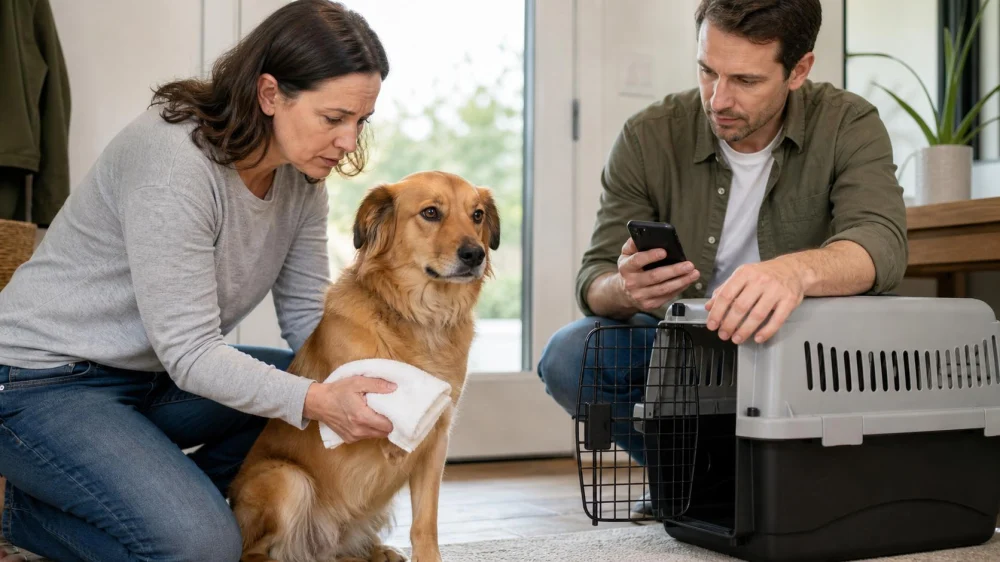 Pet Wound First Aid: Control Bleeding and Travel to the Vet