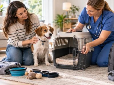 Pet Travel Carrier Check: Fit, Ventilation, and ID