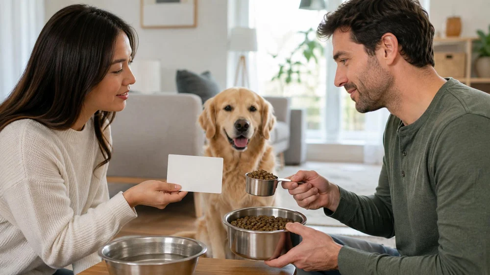 Pet Meal Handoff: Portions, Timing, and Confirmation