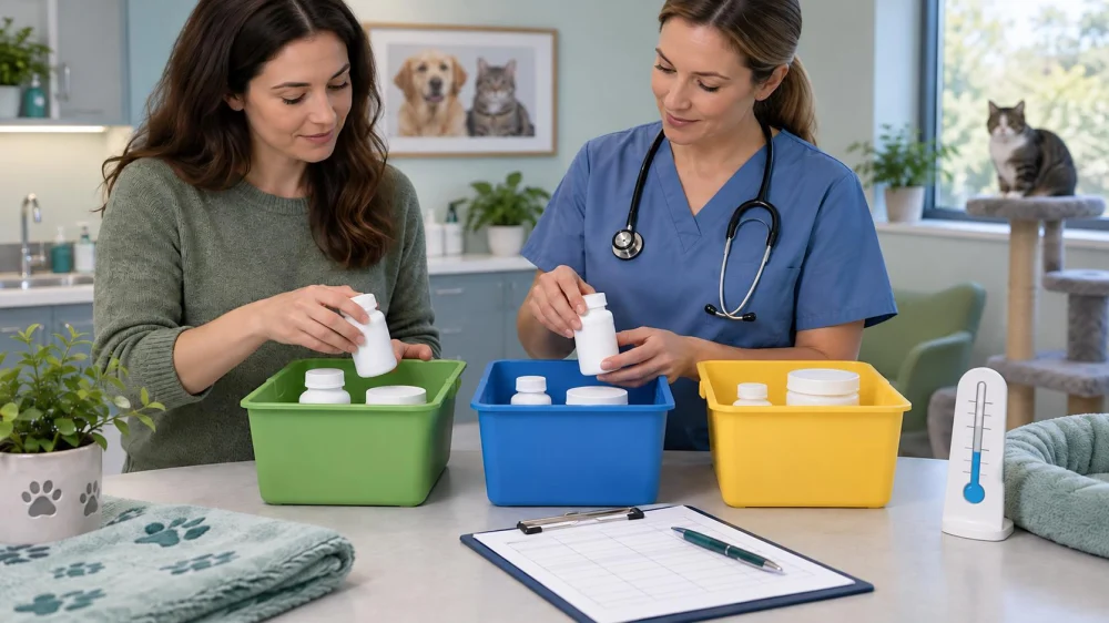 Pet Medication Storage: Label, Temperature, and Access