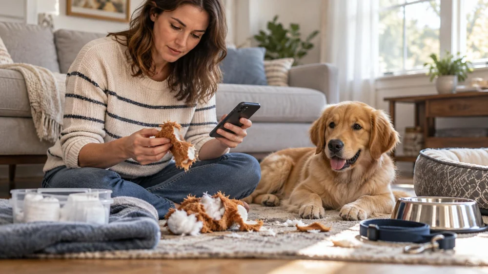 Puppy Chew Damage Check: Pieces, Mouth, and Vet Call