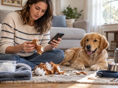Puppy Chew Damage Check: Pieces, Mouth, and Vet Call