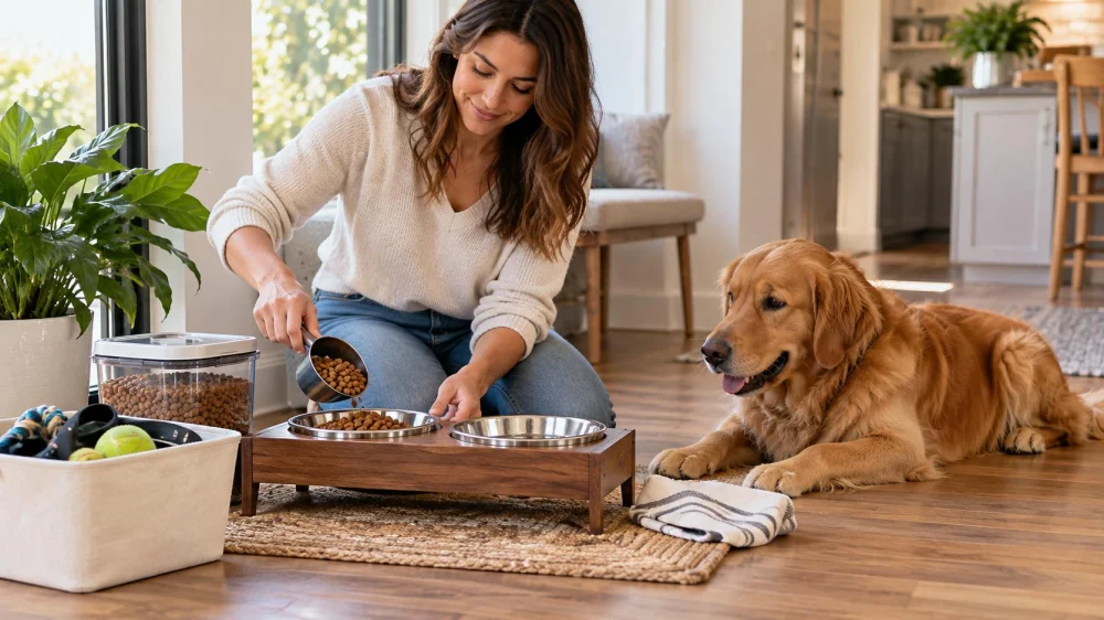 Pet Feeding Station Setup: Bowls, Space, and Cleaning