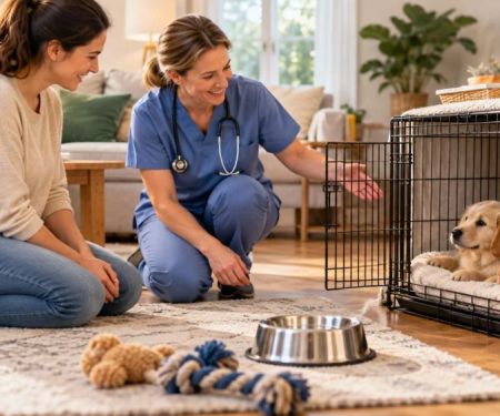 Puppy Crate Location: Space, Temperature, and Routine