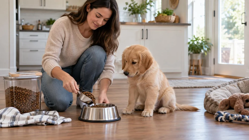 New Puppy Feeding Schedule: Portions, Changes, and Vet