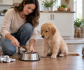 New Puppy Feeding Schedule: Portions, Changes, and Vet
