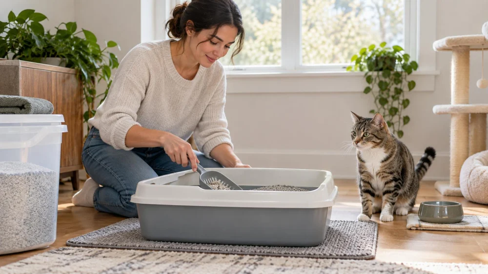 Cat Litter Box Changes: Timing, Cleaning, and Vet Call