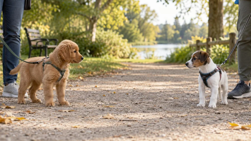 Puppy Social Visit Plan: Distance, Duration, and Exit