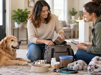 Pet Sitter Handoff: Feeding, Medication, and Contacts