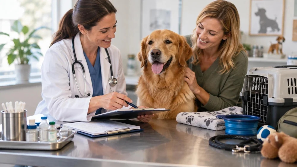 Pet Vaccination File: Dates, Product, and Vet Details