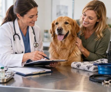Pet Vaccination File: Dates, Product, and Vet Details