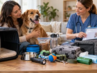 Pet Emergency Kit: Records, Carrier, and Safe Supplies
