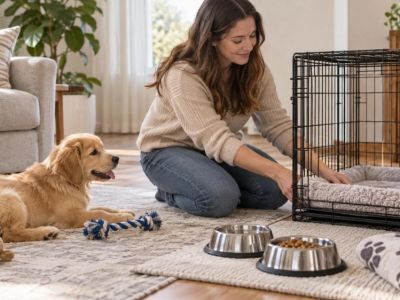 Puppy Crate Setup: Size, Bedding, Location, and Routine
