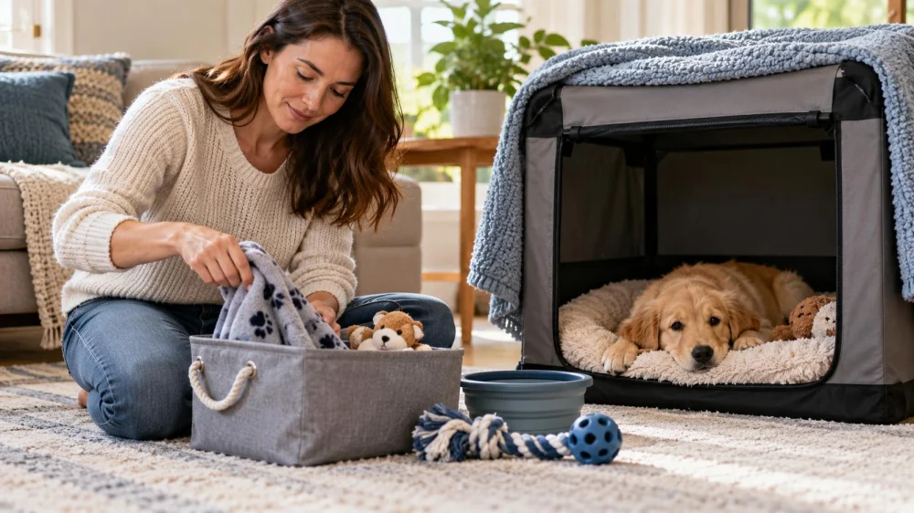 Puppy Noise Retreat: Location, Routine, and Comfort