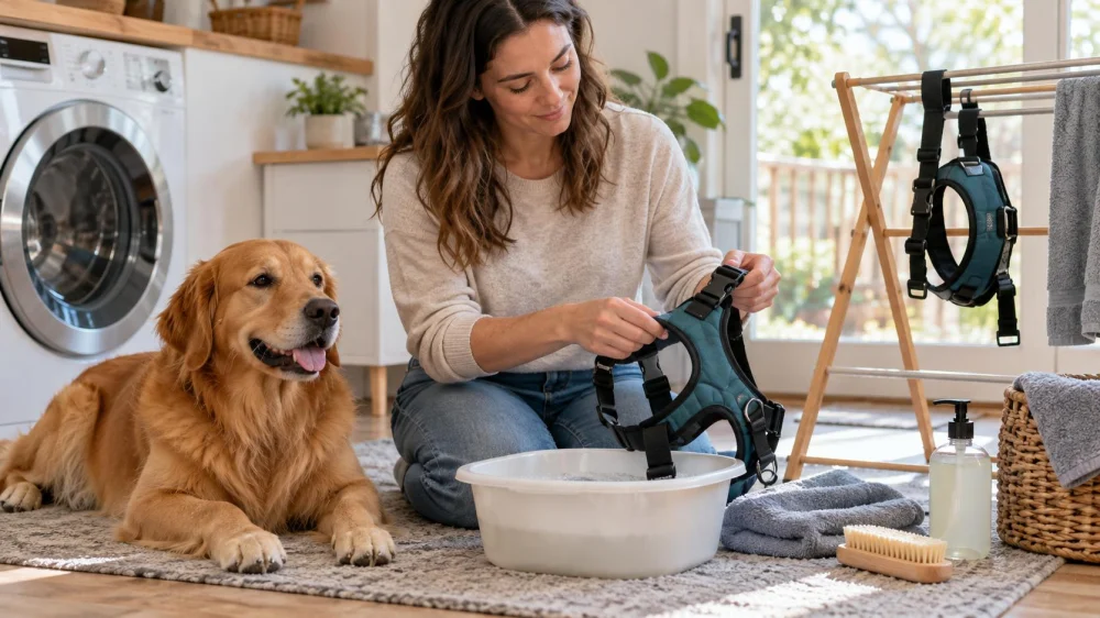 Pet Harness Wash Plan: Straps, Buckles, and Air Drying