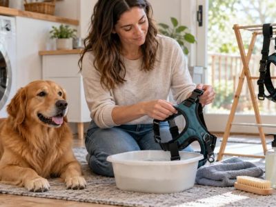 Pet Harness Wash Plan: Straps, Buckles, and Air Drying