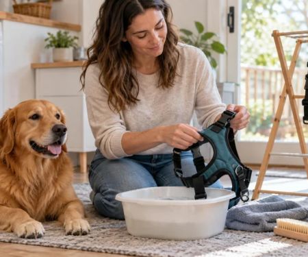 Pet Harness Wash Plan: Straps, Buckles, and Air Drying