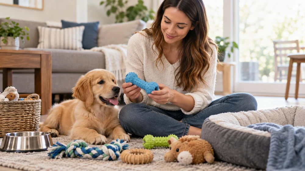 Choosing a Safe Teething Toy for a Puppy: Fit and Wear