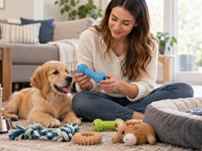 Choosing a Safe Teething Toy for a Puppy: Fit and Wear