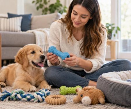 Choosing a Safe Teething Toy for a Puppy: Fit and Wear