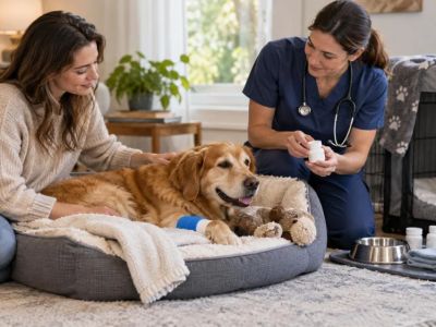 Pet Recovery Space: Set Up Rest After Vet Care