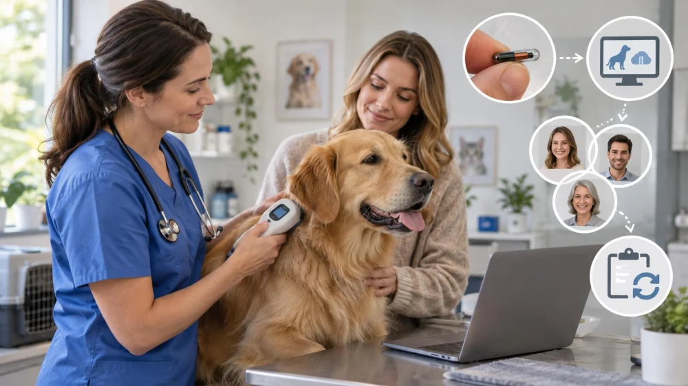 Pet Microchip Record: Number, Registry, and Contacts
